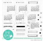 Date It Calendar Builder Clear Stamp-Ink Blot Shop