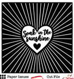 Soak In The Sunshine-Free Cut File