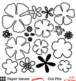 Stackable Flowers-Free Cut File