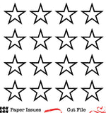 Star Grid-Free Cut File