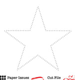 Star Stitching Template Free File