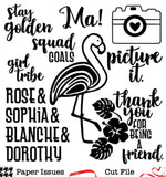 Stay Golden-Free Cut File