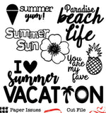 Summer Days Free Cut File