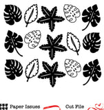 Tropical Palms Free Cut File