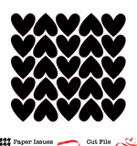 Valentine Hearts-Free Cut File