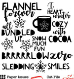 Winter Wisdom-Free Cut File