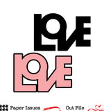 Layered Love-Free Cut File