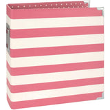 Pink Stripe Binder-Simple Stories