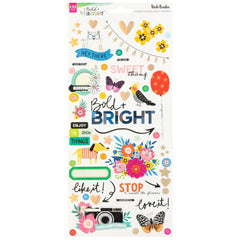 6x12 Cardstock Stickers-Vicki Boutin Bold + Bright