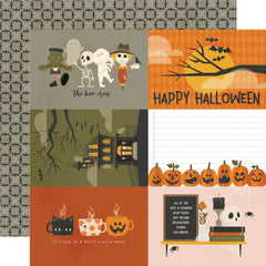 4x6 Elements 12x12 Paper-Simple Stories Faboolous Halloween