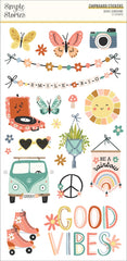 Chipboard Stickers-Simple Stories Boho Sunshine