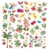 Tropical Foliage Laser Cut Elements-49 and Market Vintage Artistry