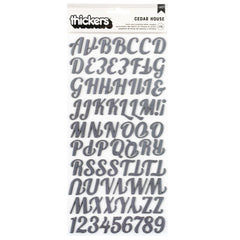 Cedar House Alpha Thickers Stickers-American Crafts