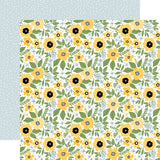 Happy Floral 12x12 Paper-Echo Park Bee Happy