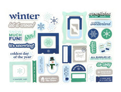 Winter Chipboard Stickers-Elle's Studio