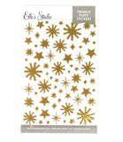 Gold Twinkle Puffy Stickers-Elle's Studio