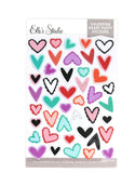 Valentine Heart Puffy Stickers-Elle's Studio