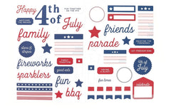 Happy 4th of July Stickers-Elle's Studio