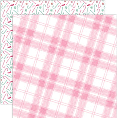 Pink Apple 12x12 Paper-Pretty Little Studio Sugar Plum