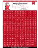 Candy Cane ABC Tile Stickers-Pretty Little Studio Sugar Plum