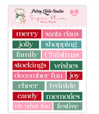 Merry Words Cut-Aparts-Pretty Little Studio Sugar Plum