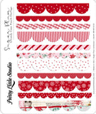 Candy Cane Borders Punch-Out Tags-Pretty Little Studio Sugar Plum