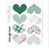 Mint Kisses Hearts Punch-Out Tags-Pretty Little Studio Sugar Plum