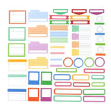 Bright Labels, Ledgers and Tabs Die Cuts-Elle's Studio