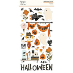 Chipboard Stickers-Simple Stories Faboolous Halloween