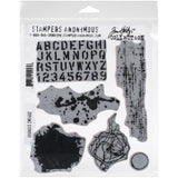 Grunged Cling Stamps-Tim Holtz Stampers Anonymous