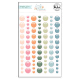 Lovely Blooms Enamel Dots Stickers-Pinkfresh Studio