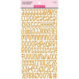 Orange Luna Alphabet Stickers-Bella Blvd