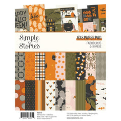 Faboolous 6x8 Paper Pad-Simple Stories Halloween