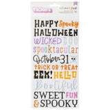 Puffy Phrase Stickers Tricks & Treats-American Crafts Halloween