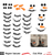 Snowman Face Customizable Name-Free Cut File