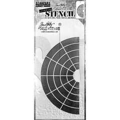 Wheel Layering Stencil-Tim Holtz Stampers Anonymous