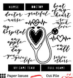 Beat Of My Heart-Nurse-Free Cut File