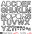 Build A Word Alphabet-Free Cut File