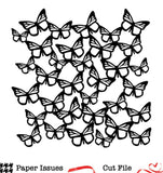 Butterfly Background Free Cut File