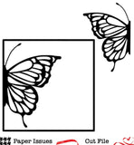 Butterfly Frame-Free Cut File