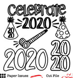 Celebrate 2020-Free Cut File
