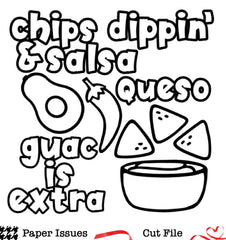 Chips and Salsa-Free Cut File