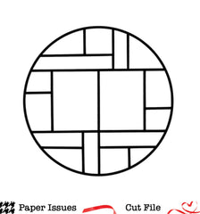 Circle Collage 3x4 Opening Free Cut File