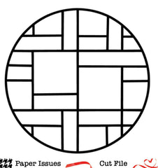 Circle Grid for 3x3-Free Cut File