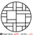 Circle Grid for 3x3-Free Cut File