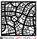 City Street Map-Free Cut File