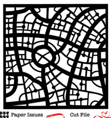 City Street Map-Free Cut File