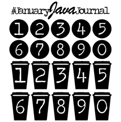 January Java Journal Free Cut File
