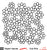 Daisy Chain Background-Free Cut File