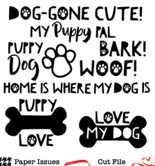 Dog-Gone Cute!-Free Cut File